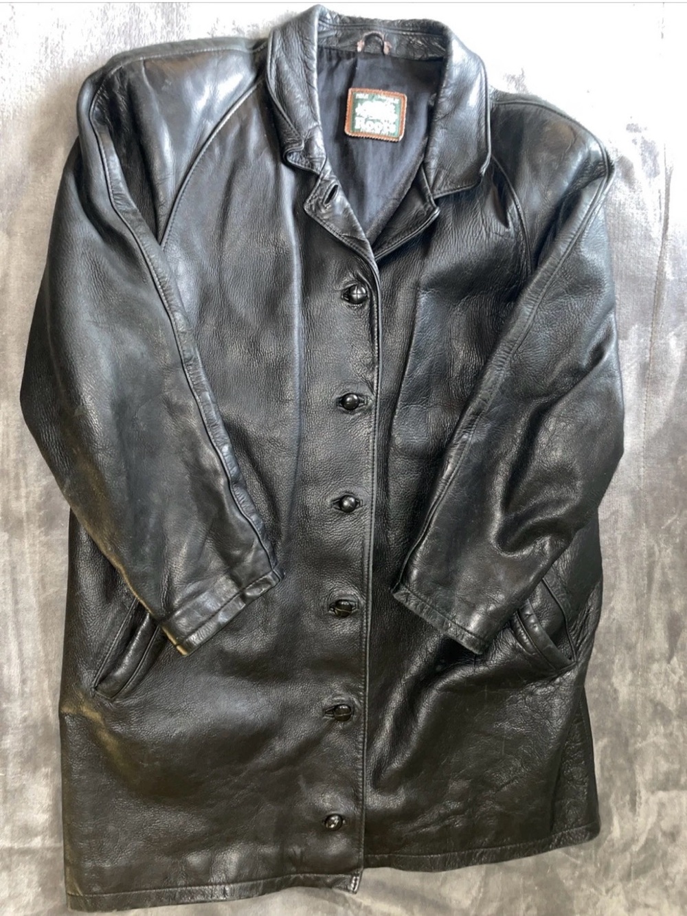 Vintage Roots Canada Women’s Black Leather Jacket Large/Extra Large Classic